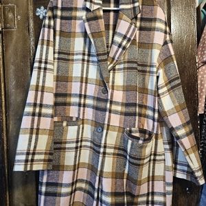 Womens plaid coat